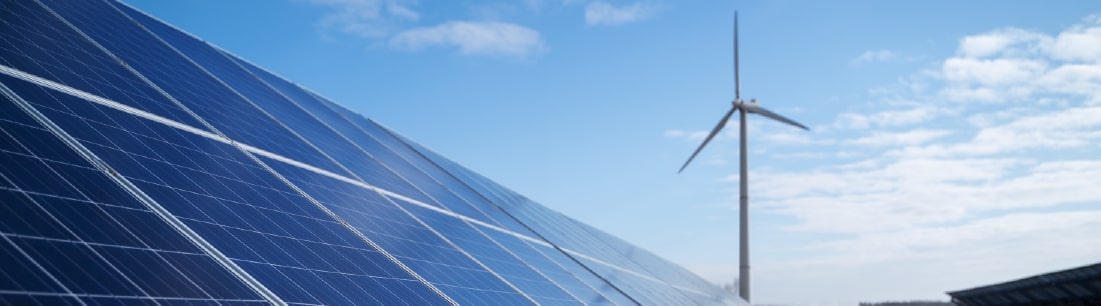 Energía solar y eólica